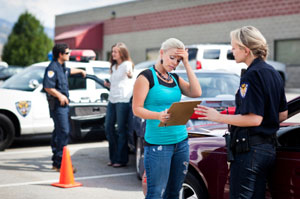 Giving police accident information