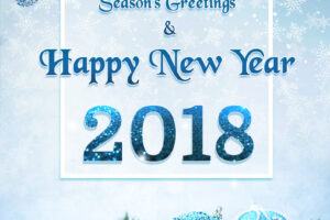 Seasons Greetings and Happy New Year 2018!