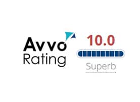 AVVO 10.0 Rating Badge