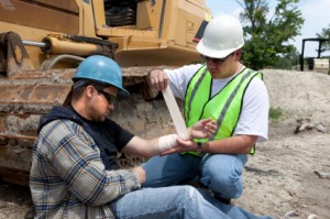 Construction job site injury